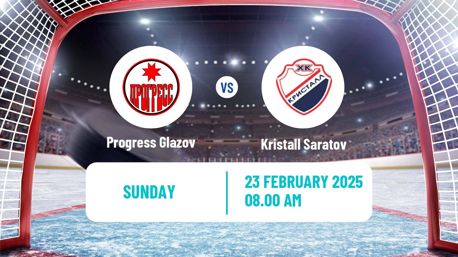 Hockey NMHL Progress Glazov - Kristall Saratov