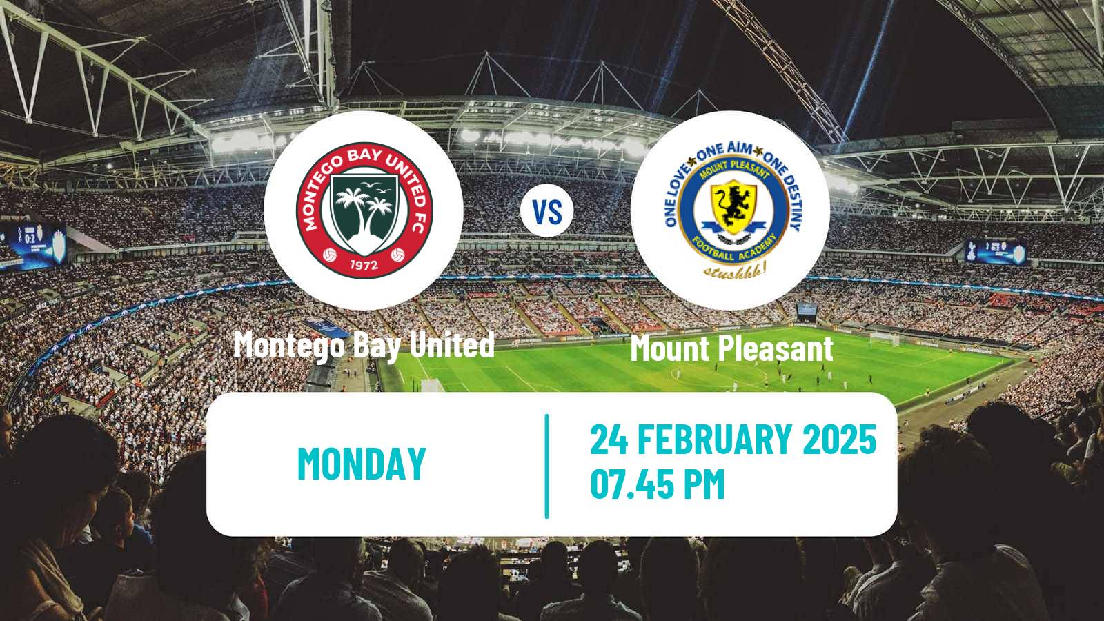 Soccer Jamaica National Premier League Montego Bay United - Mount Pleasant