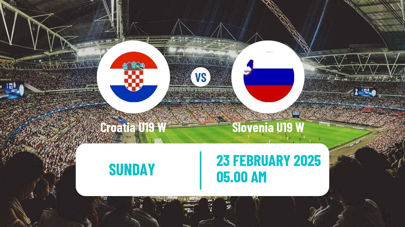 Soccer Friendly International Women Croatia U19 W - Slovenia U19 W