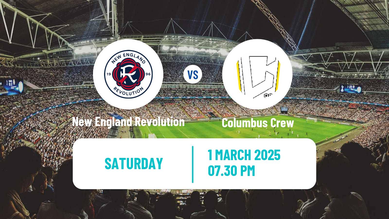 Soccer MLS New England Revolution - Columbus Crew