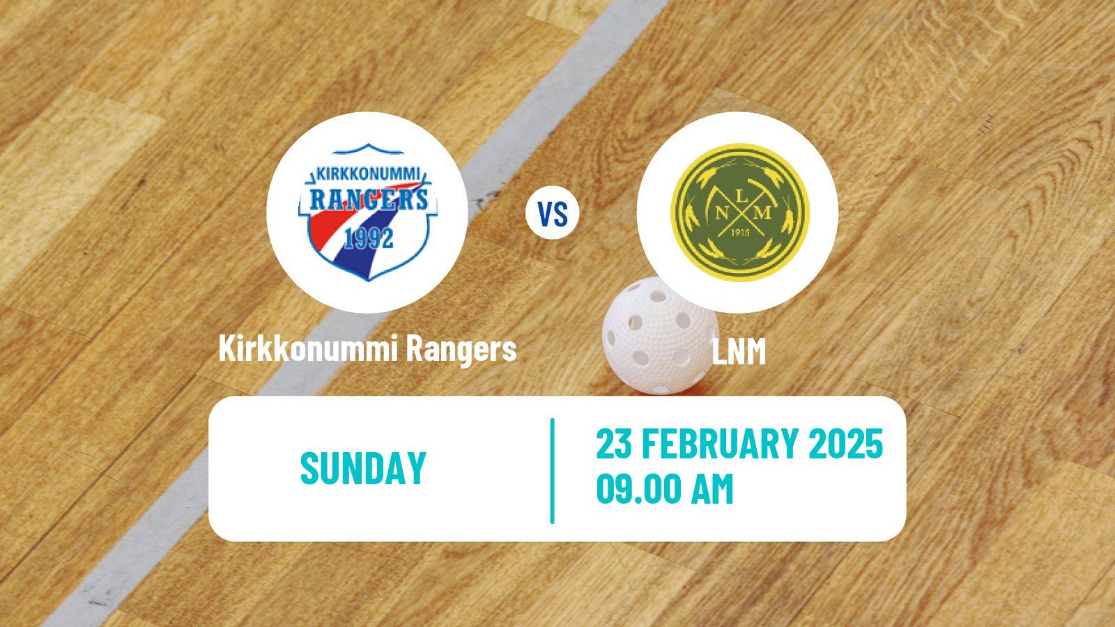 Floorball Finnish Divari Kirkkonummi Rangers - LNM