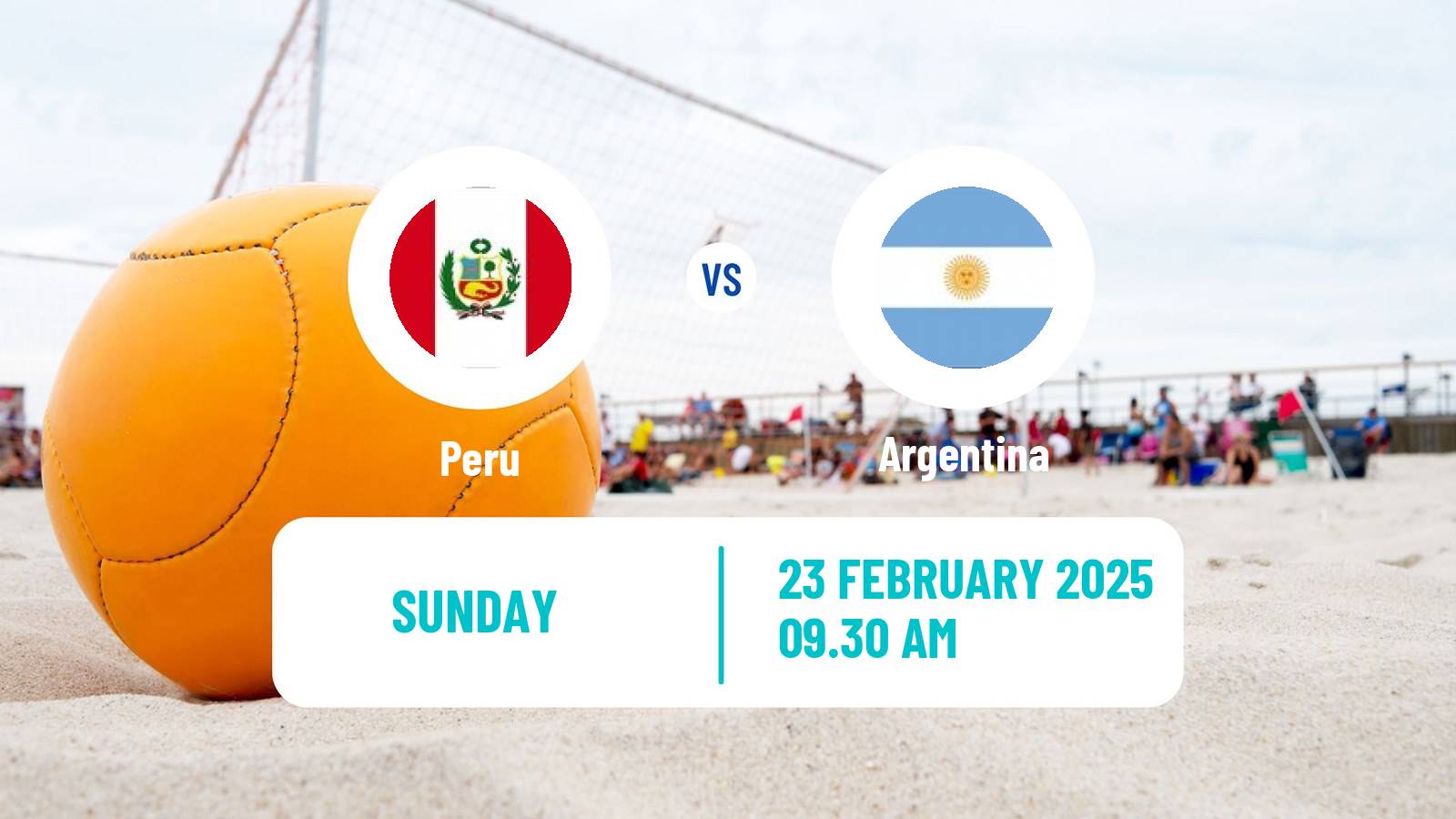 Beach soccer Copa America Peru - Argentina