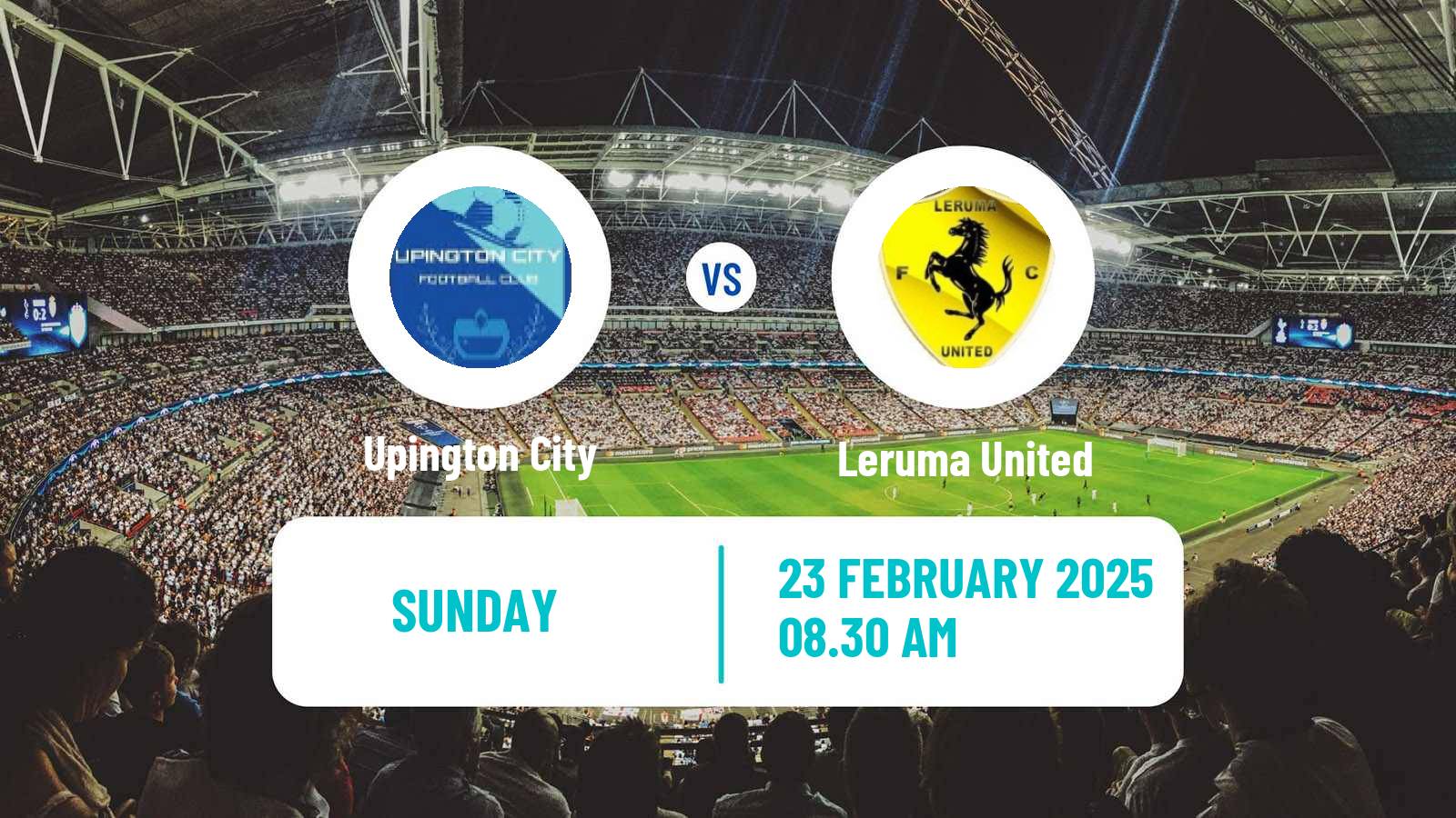 Soccer South African First Division Upington City - Leruma United