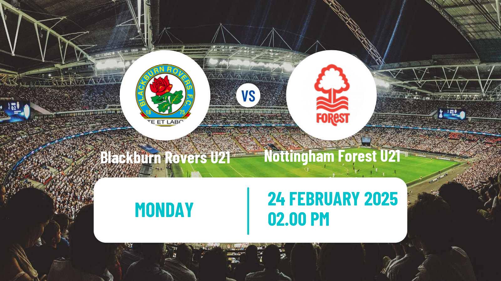 Soccer English Premier League 2 Blackburn Rovers U21 - Nottingham Forest U21