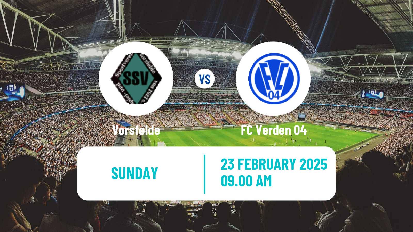 Soccer German Oberliga Niedersachsen Vorsfelde - Verden