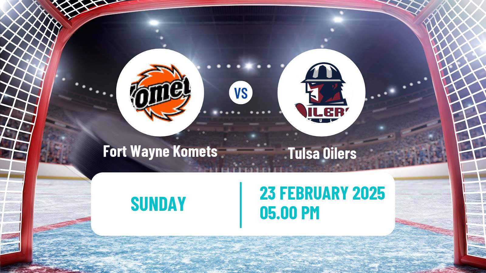 Hockey ECHL Fort Wayne Komets - Tulsa Oilers