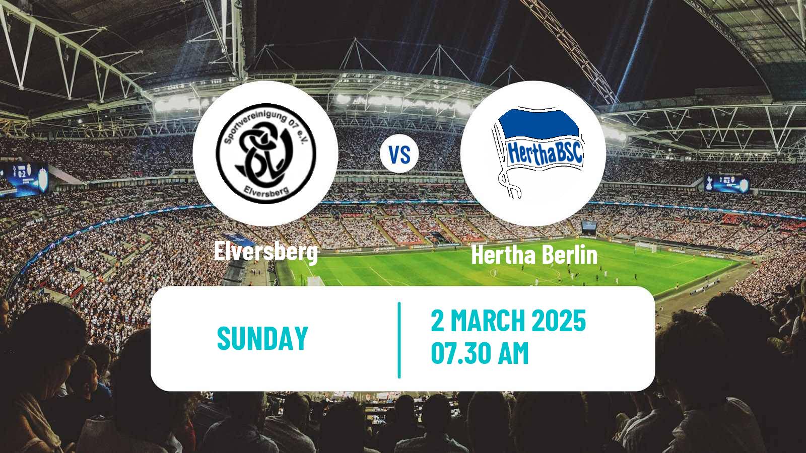 Soccer German 2 Bundesliga Elversberg - Hertha Berlin