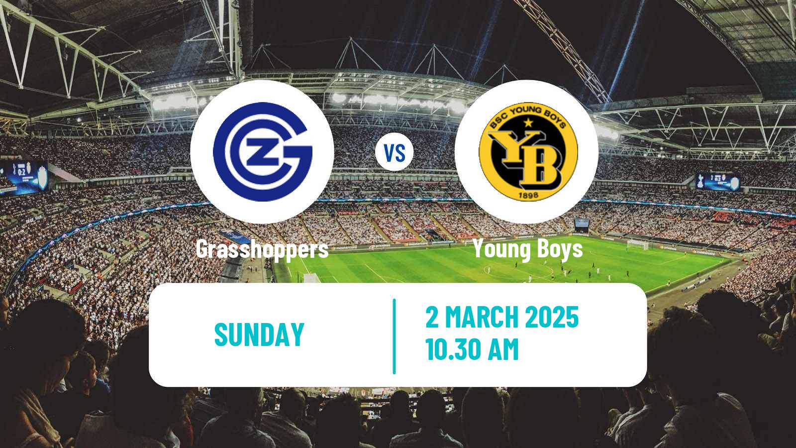 Soccer Swiss Super League Grasshoppers - Young Boys