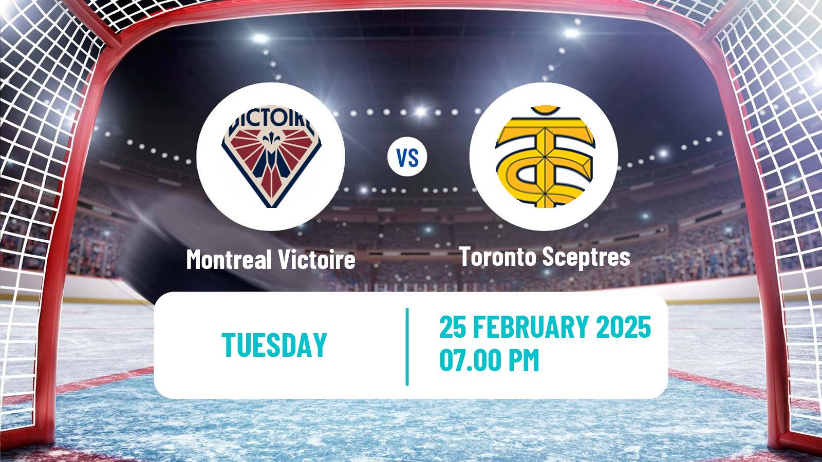 Hockey PWHL Women Montreal Victoire - Toronto Sceptres