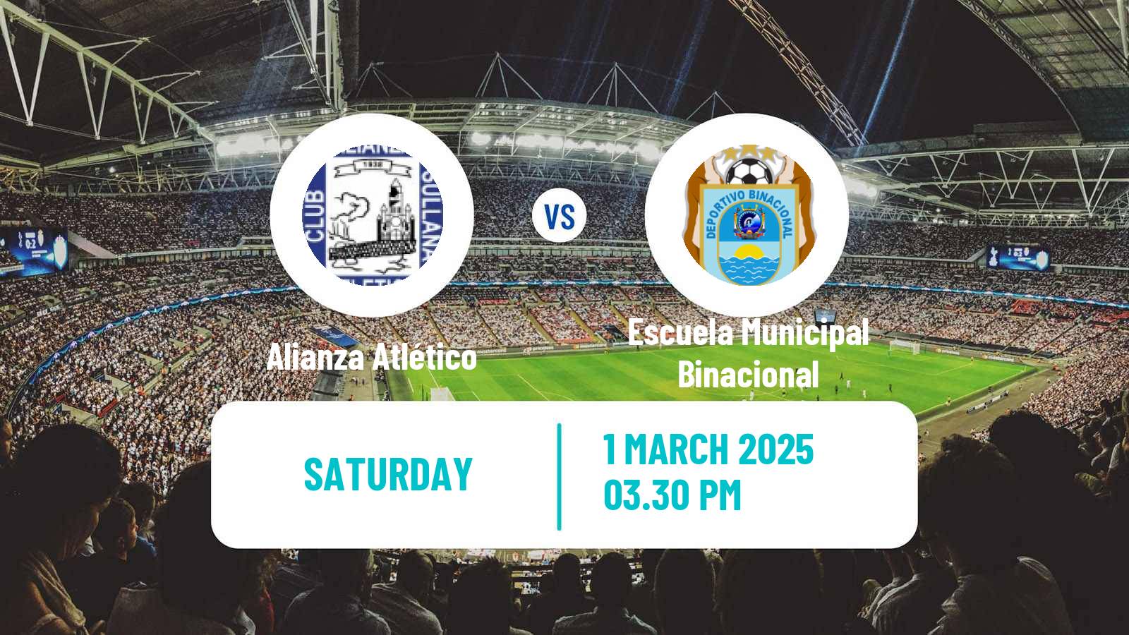 Soccer Peruvian Liga 1 Alianza Atlético - Escuela Municipal Binacional