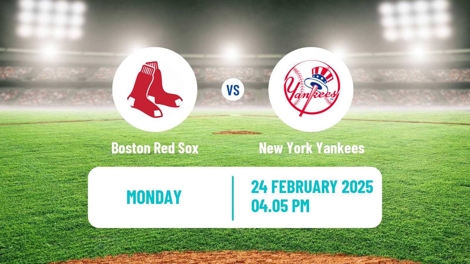 Baseball MLB Spring Training Boston Red Sox - New York Yankees