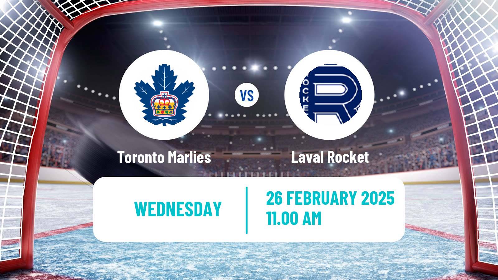 Hockey AHL Toronto Marlies - Laval Rocket