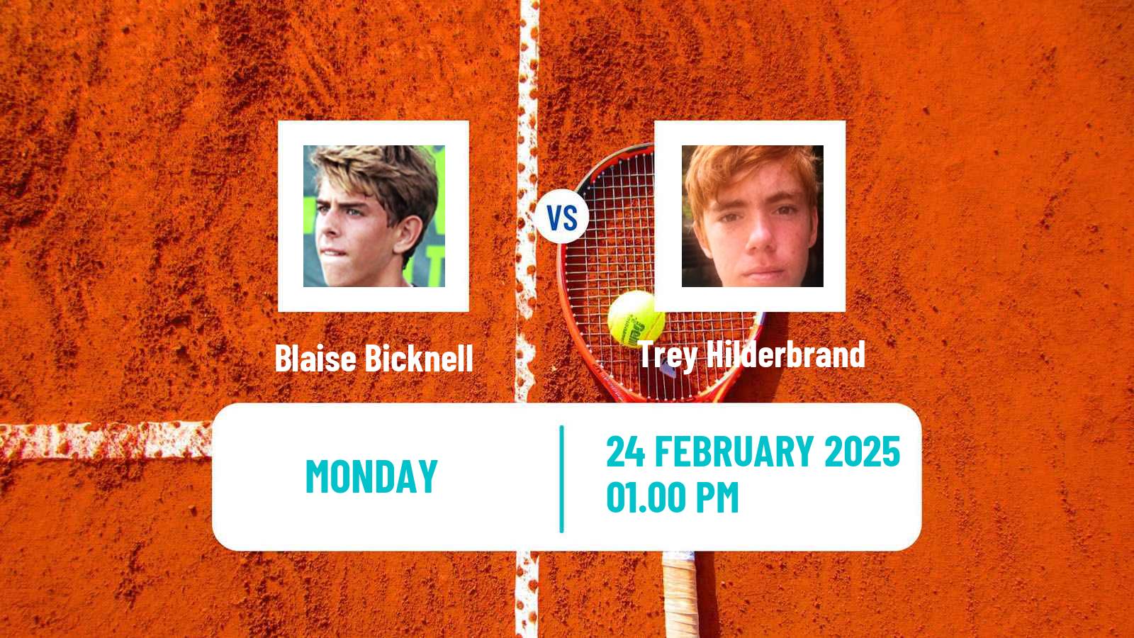 Tennis San Diego Challenger Men Blaise Bicknell - Trey Hilderbrand