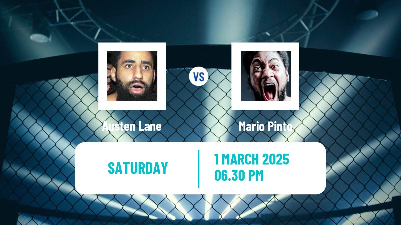 MMA Heavyweight UFC Men Austen Lane - Mario Pinto