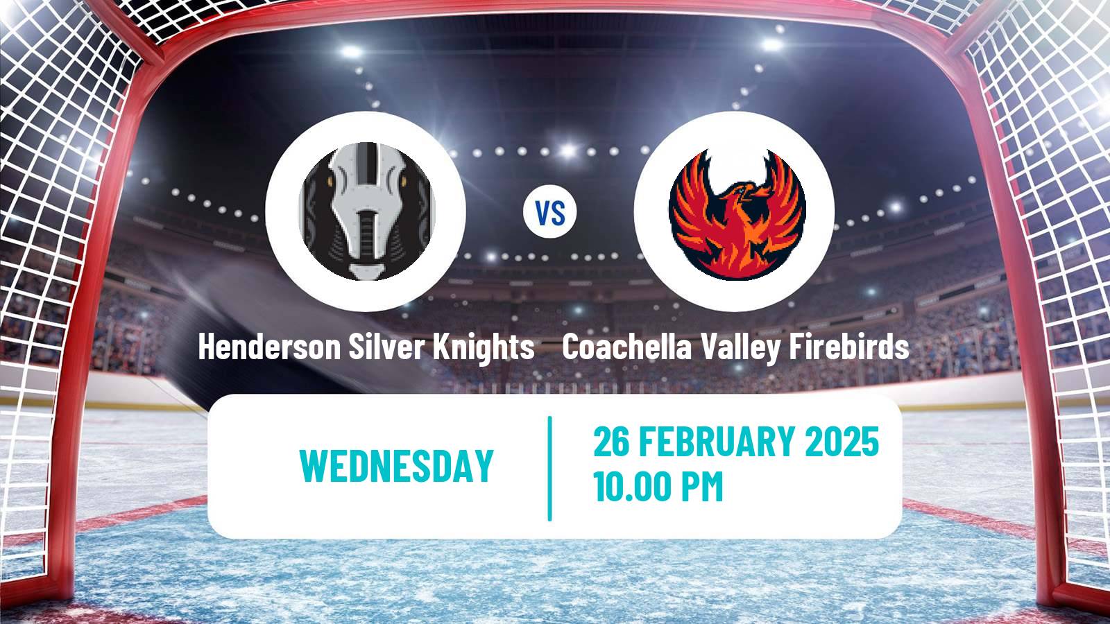 Hockey AHL Henderson Silver Knights - Coachella Valley Firebirds