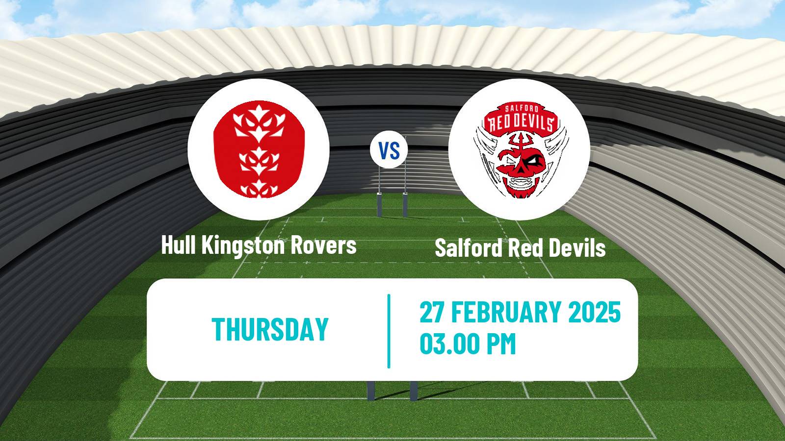 Rugby league Super League Rugby Hull Kingston Rovers - Salford Red Devils