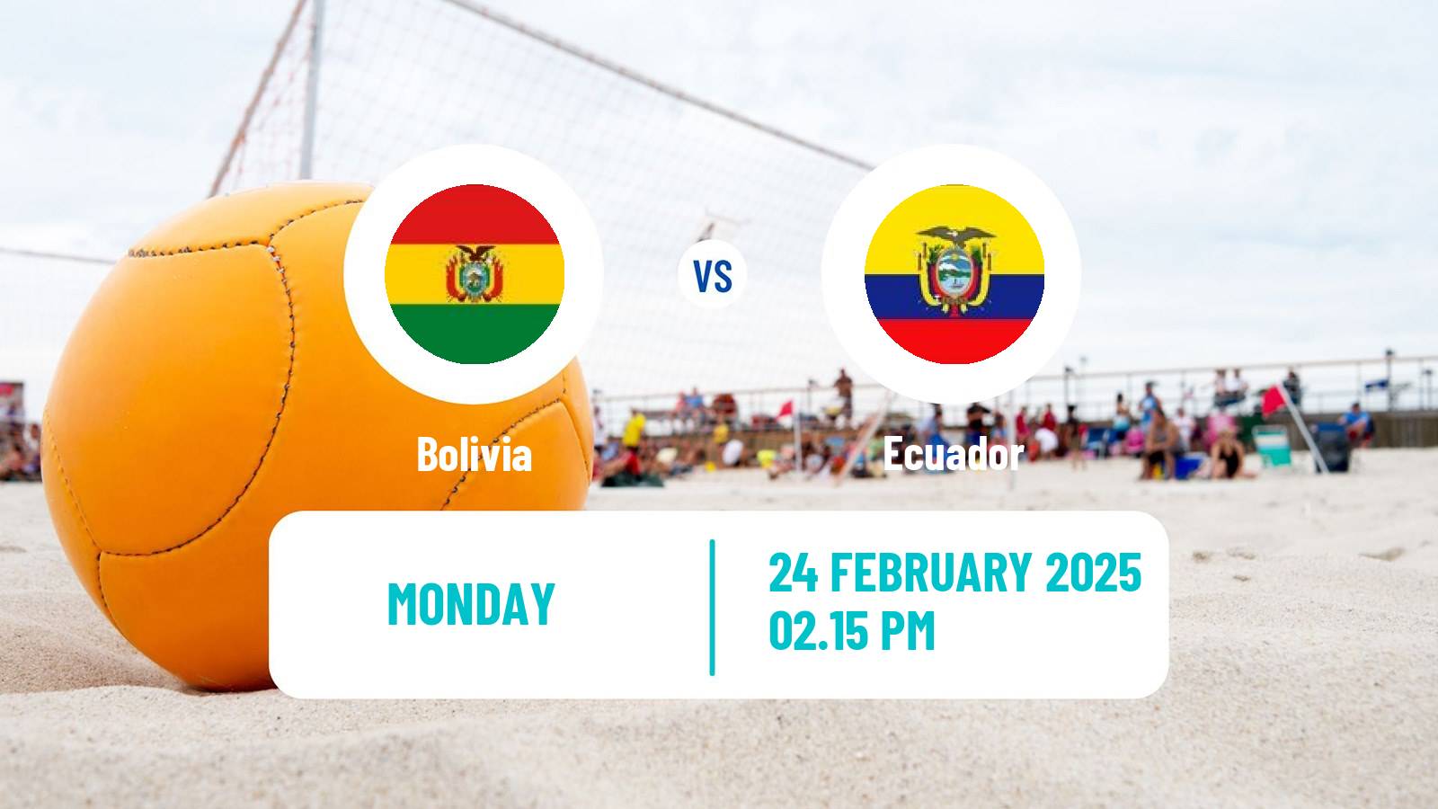 Beach soccer Copa America Bolivia - Ecuador