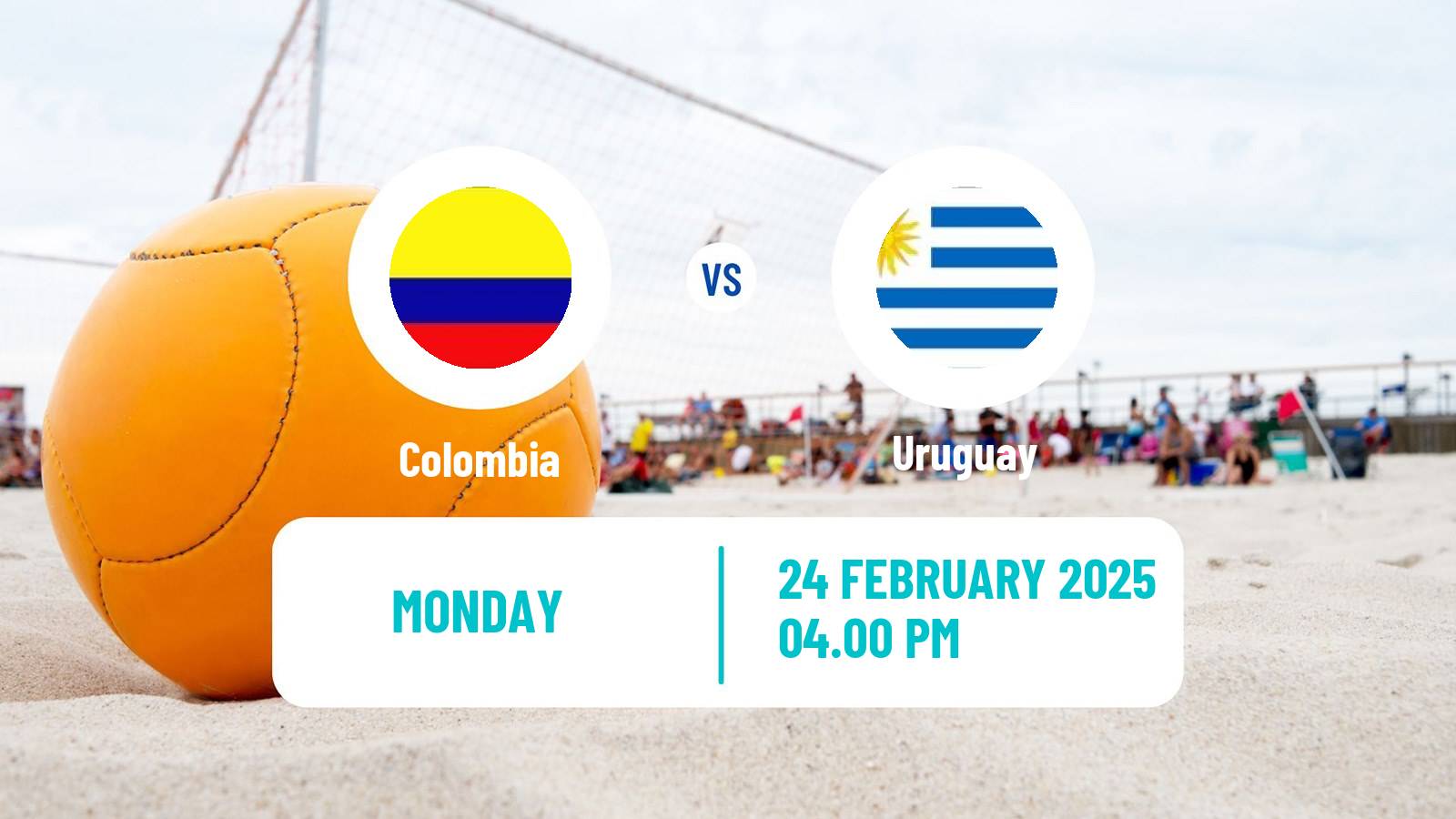 Beach soccer Copa America Colombia - Uruguay