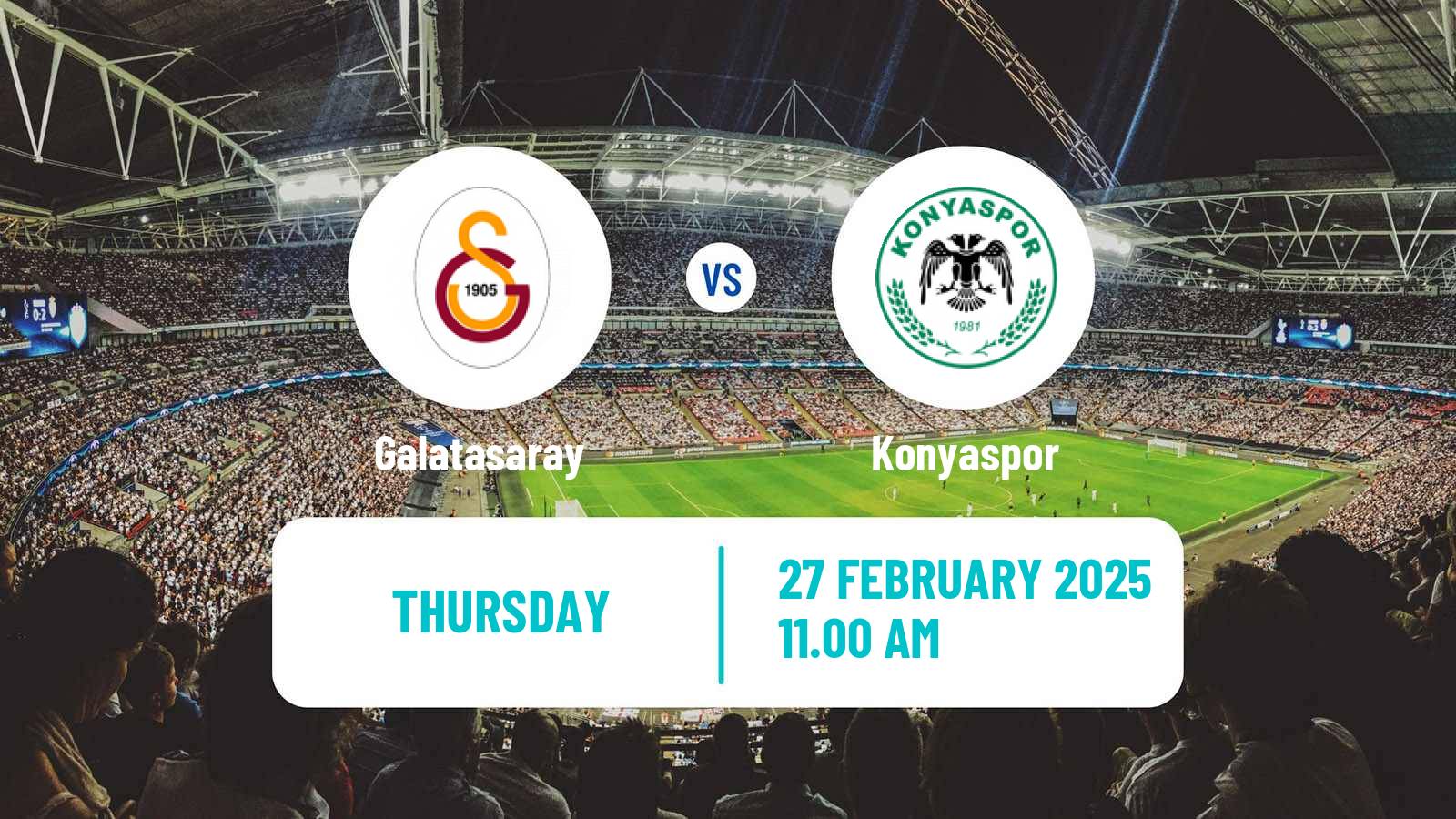 Soccer Turkish Cup Galatasaray - Konyaspor