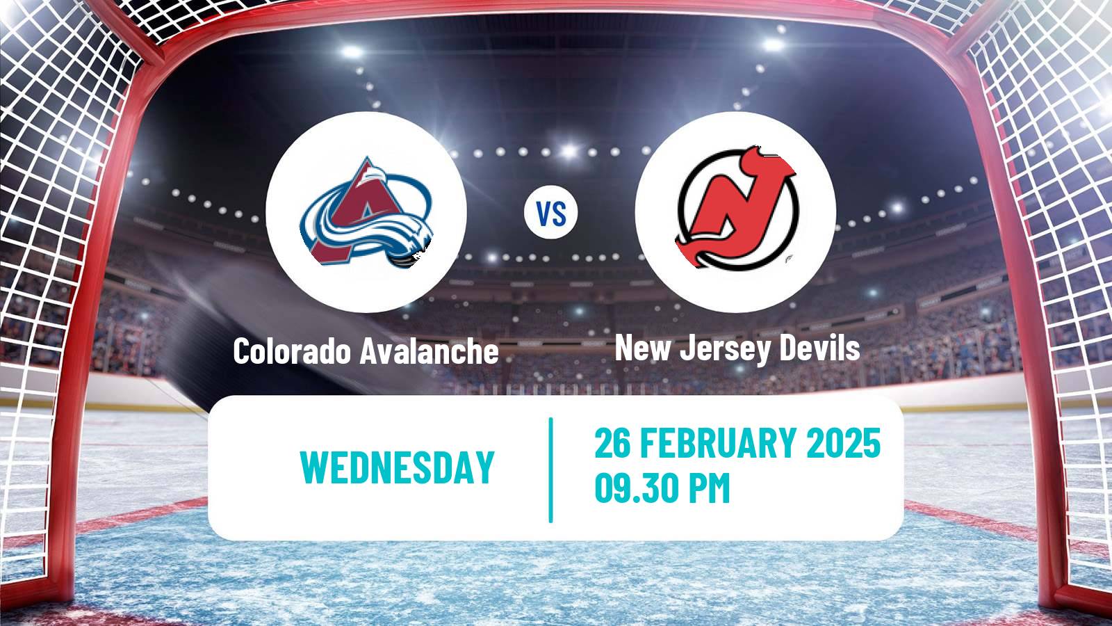 Hockey NHL Colorado Avalanche - New Jersey Devils