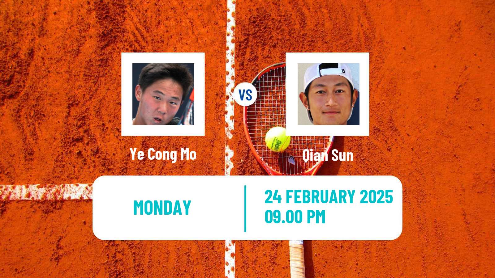 Tennis ITF M15 Maanshan Men Ye Cong Mo - Qian Sun