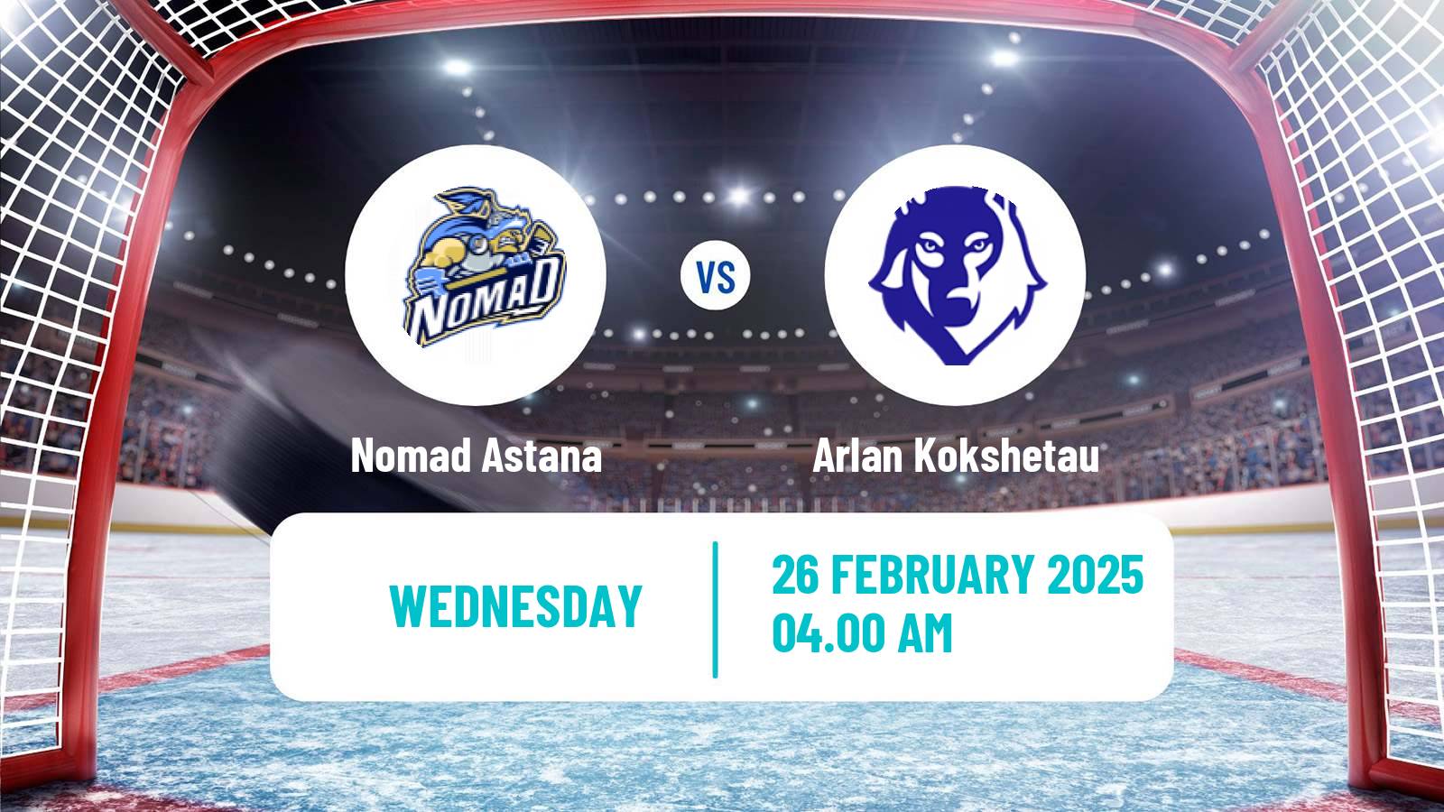 Hockey Kazakh Ice Hockey Championship Nomad - Arlan Kokshetau