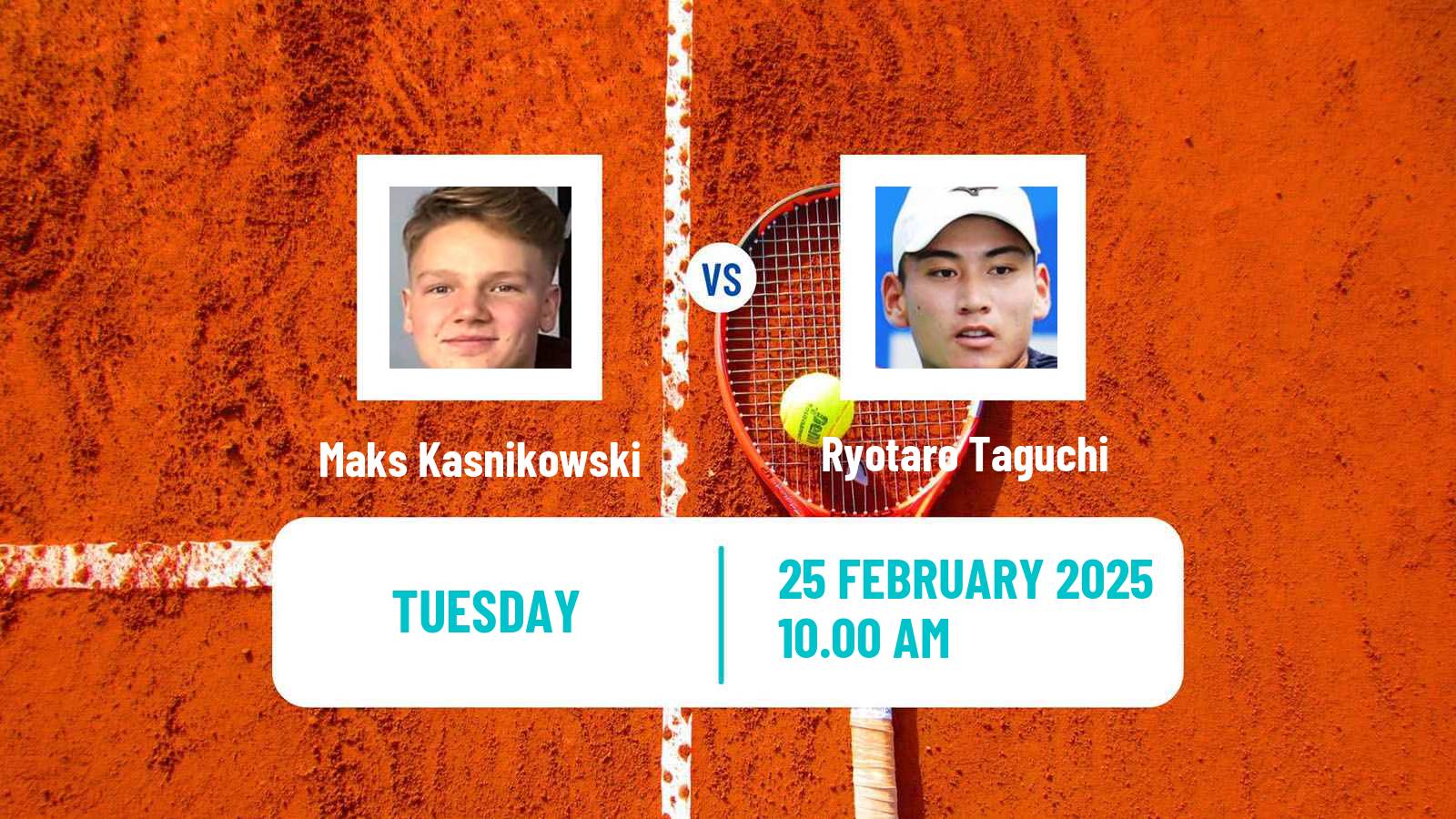 Tennis ITF M25 Faro Men Maks Kasnikowski - Ryotaro Taguchi