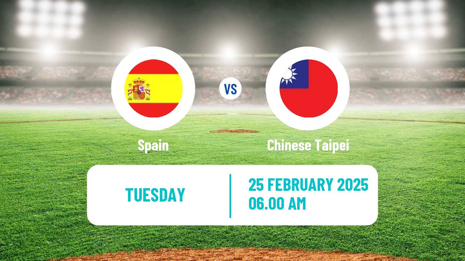 Baseball World Baseball Classic Spain - Chinese Taipei