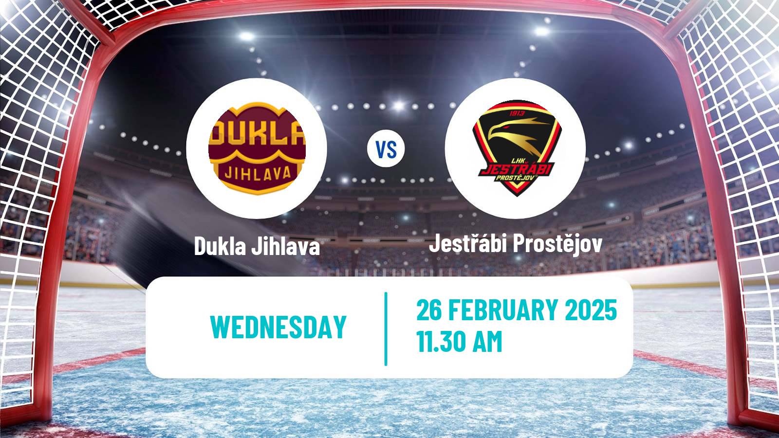 Hockey Czech Chance Liga Dukla Jihlava - Jestřábi Prostějov