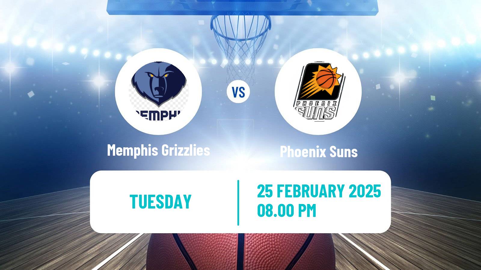 Basketball NBA Memphis Grizzlies - Phoenix Suns