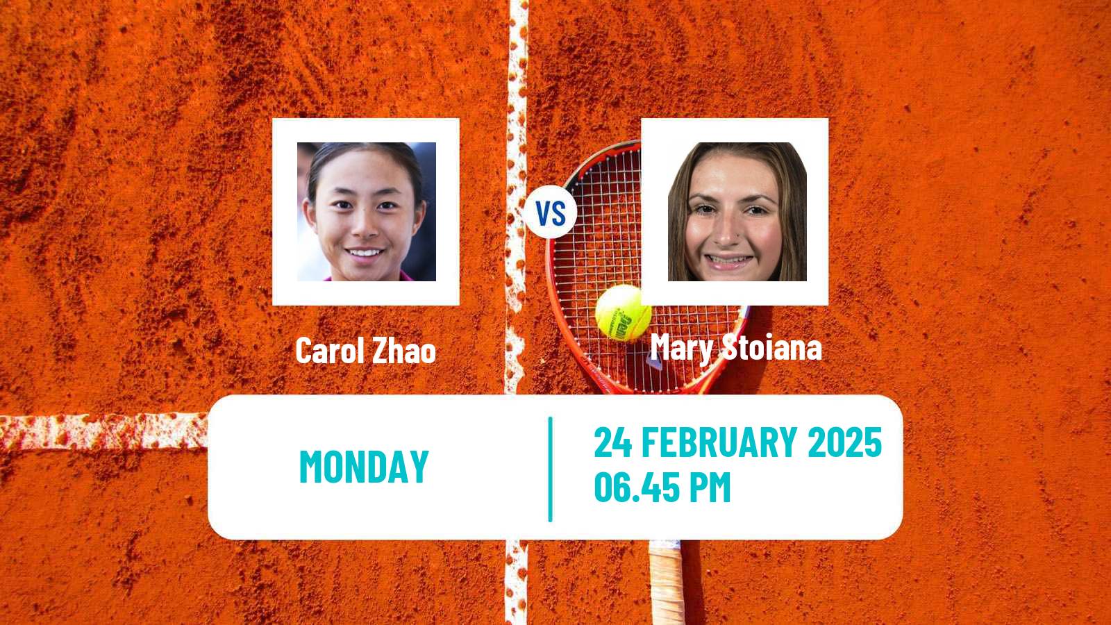 Tennis ITF W50 Spring Tx Women Carol Zhao - Mary Stoiana