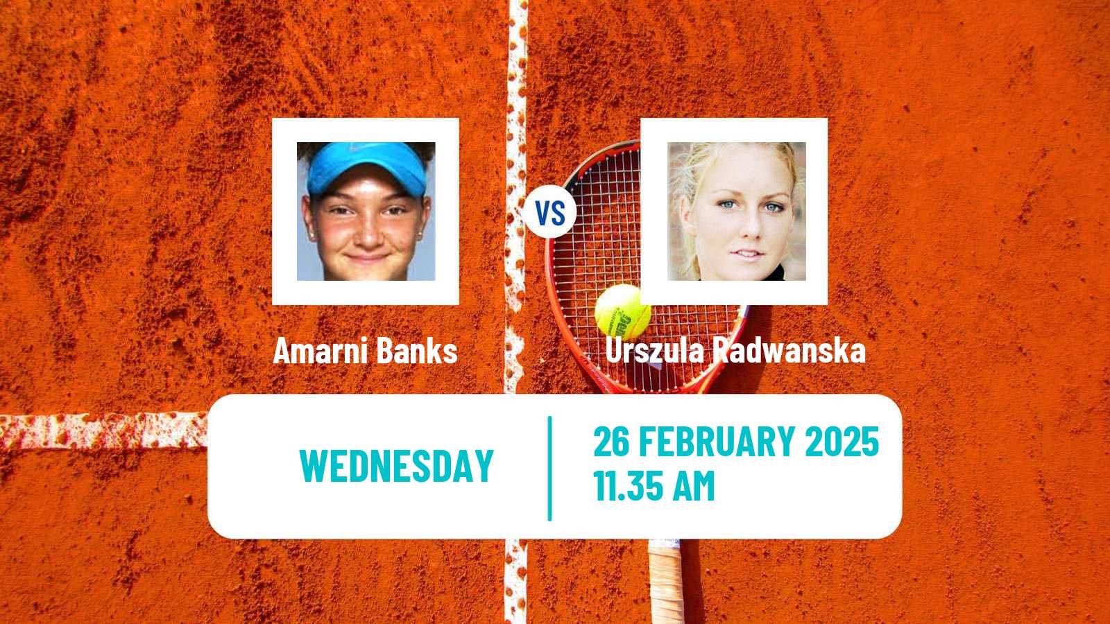 Tennis ITF W50 H Macon Women Amarni Banks - Urszula Radwanska