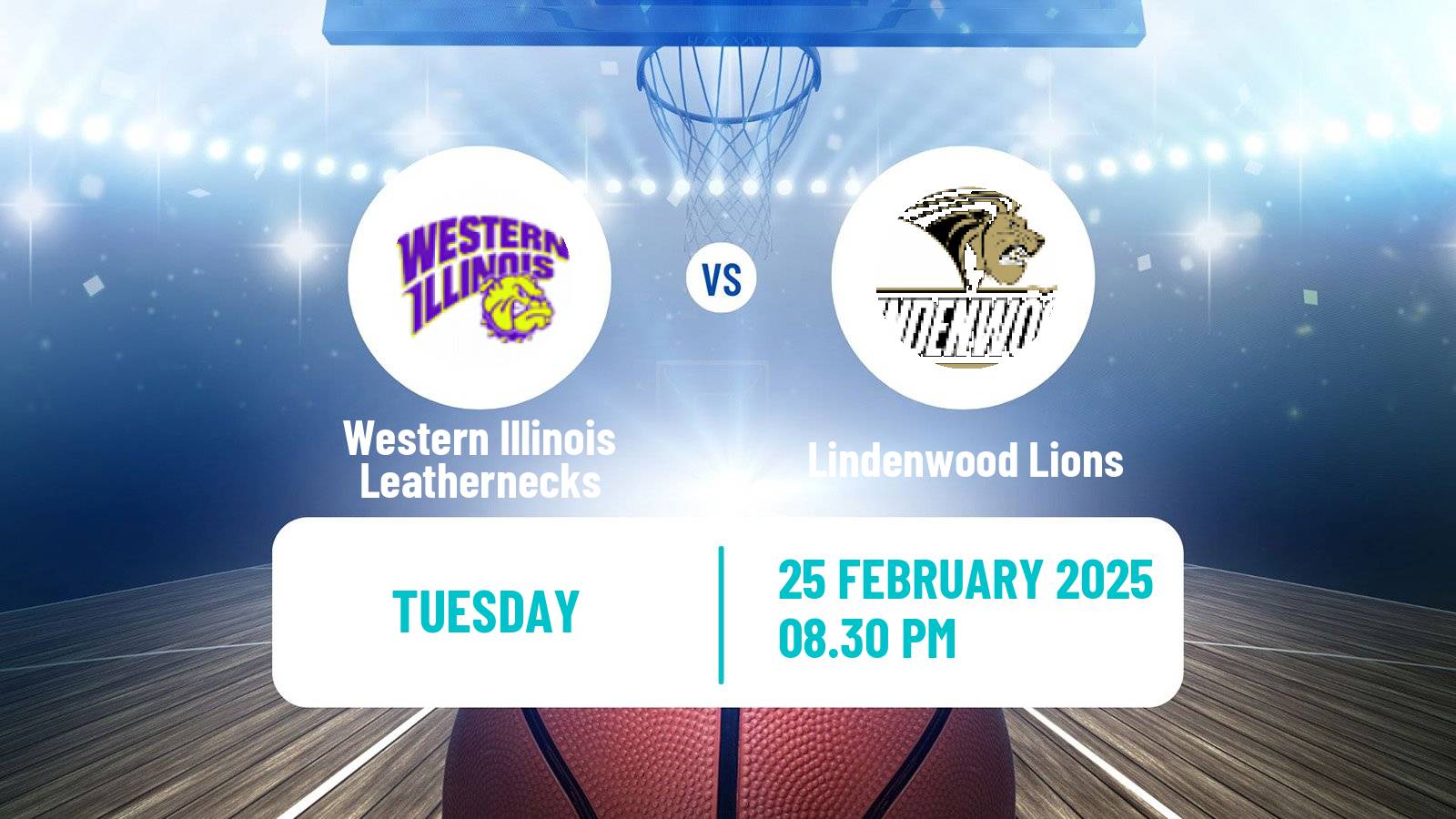 Basketball NCAA College Basketball Western Illinois Leathernecks - Lindenwood Lions