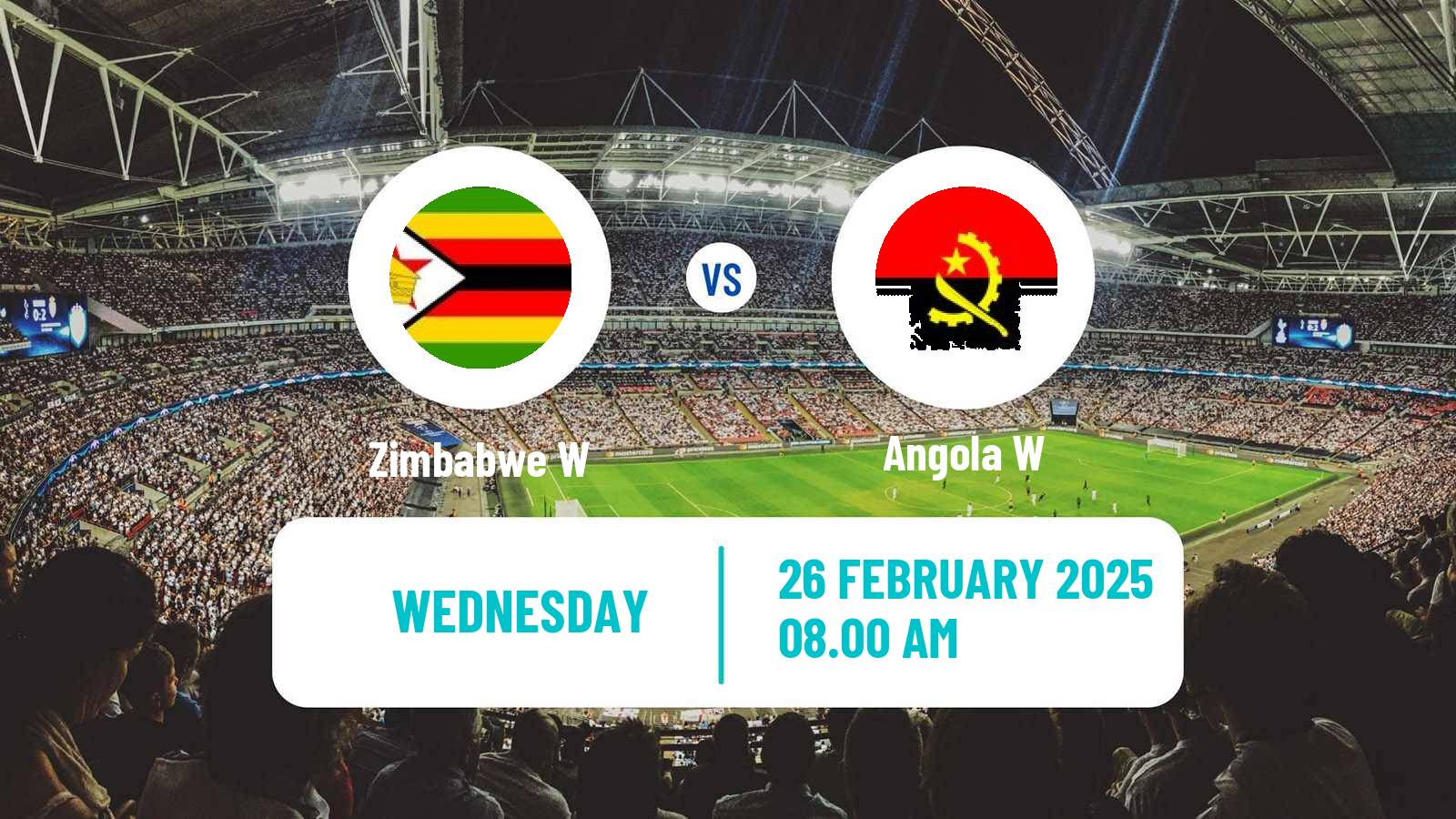Soccer Africa Cup of Nations Women Zimbabwe W - Angola W