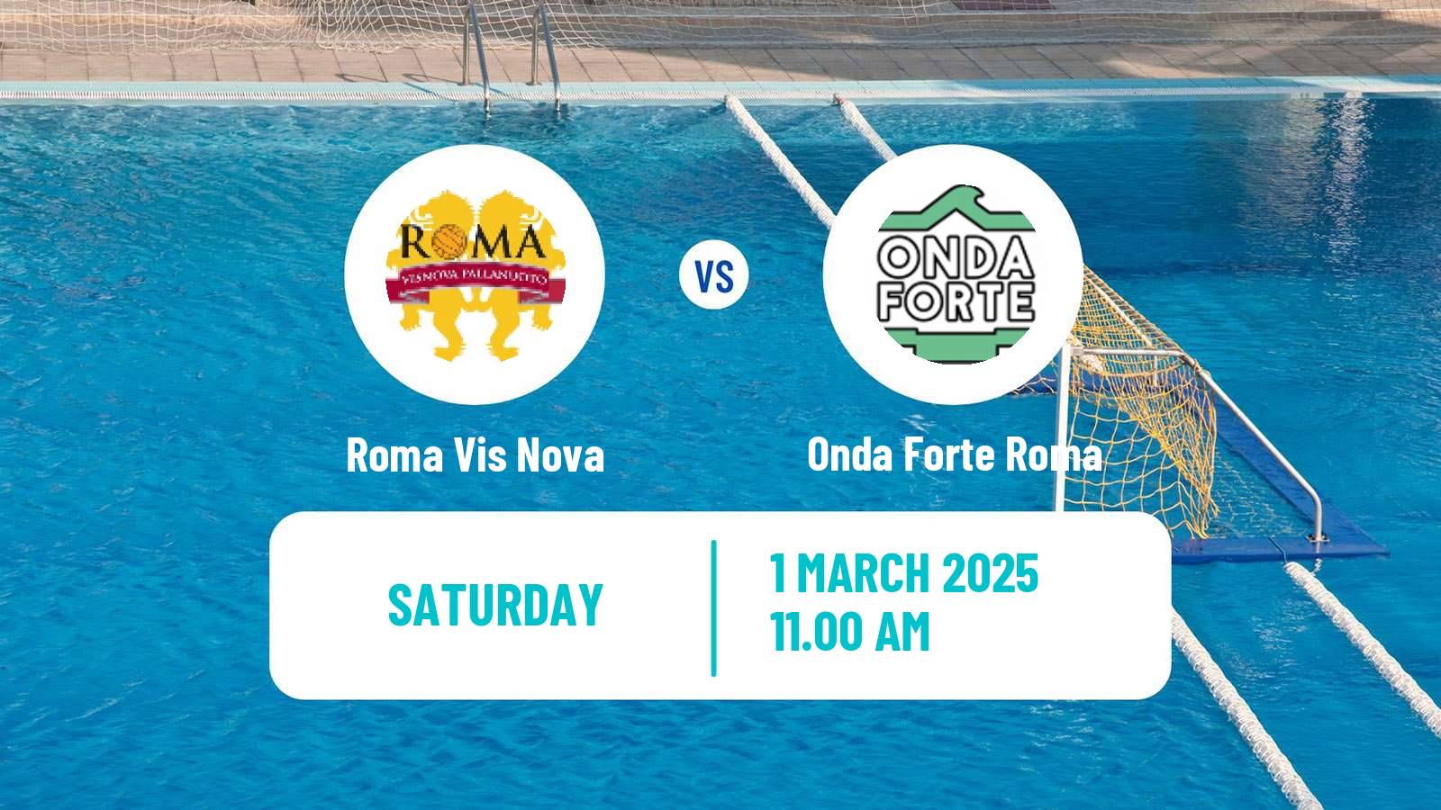 Water polo Italian A1 Water Polo Roma Vis Nova - Onda Forte Roma