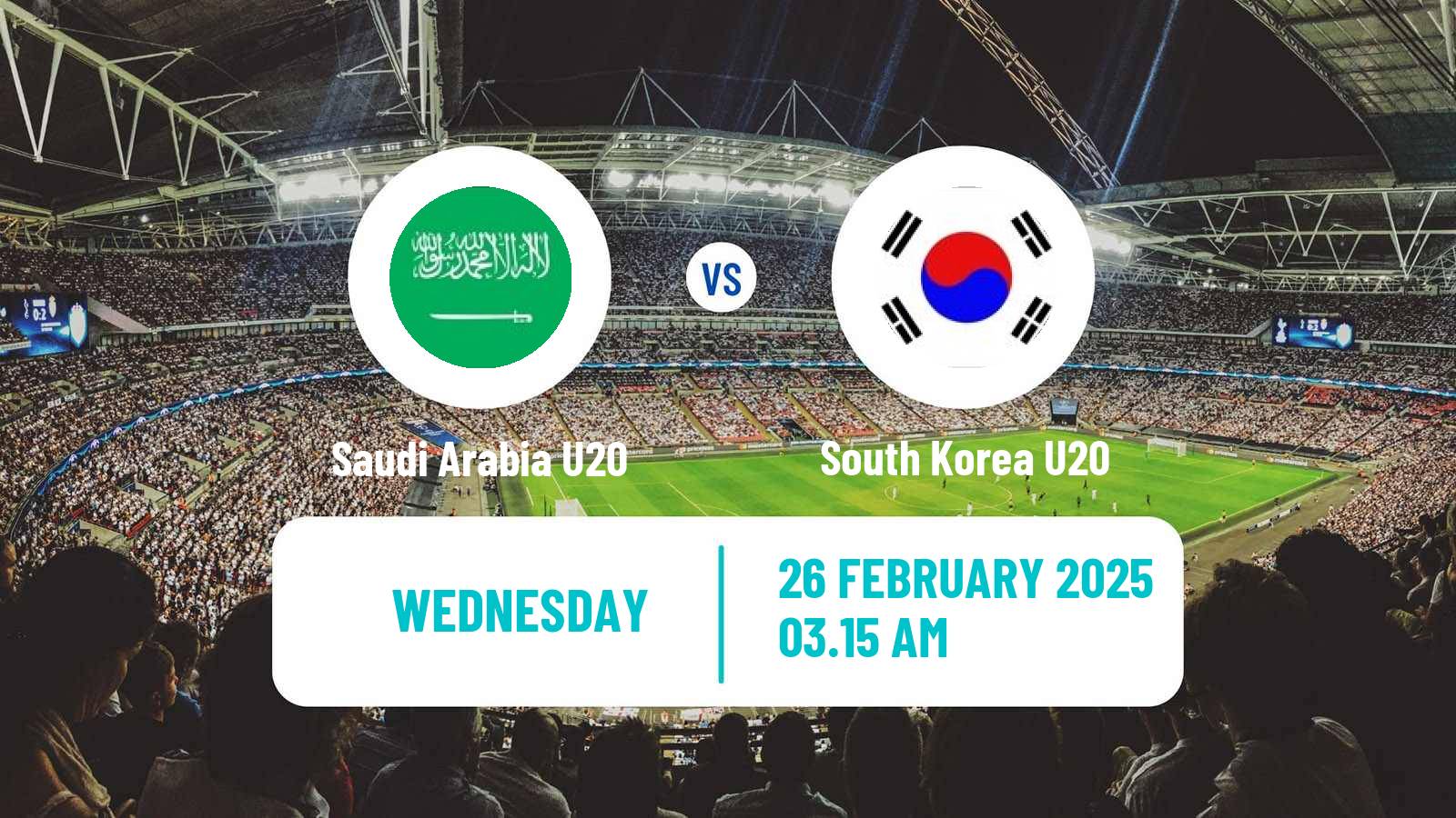 Soccer AFC Championship U20 Saudi Arabia U20 - South Korea U20