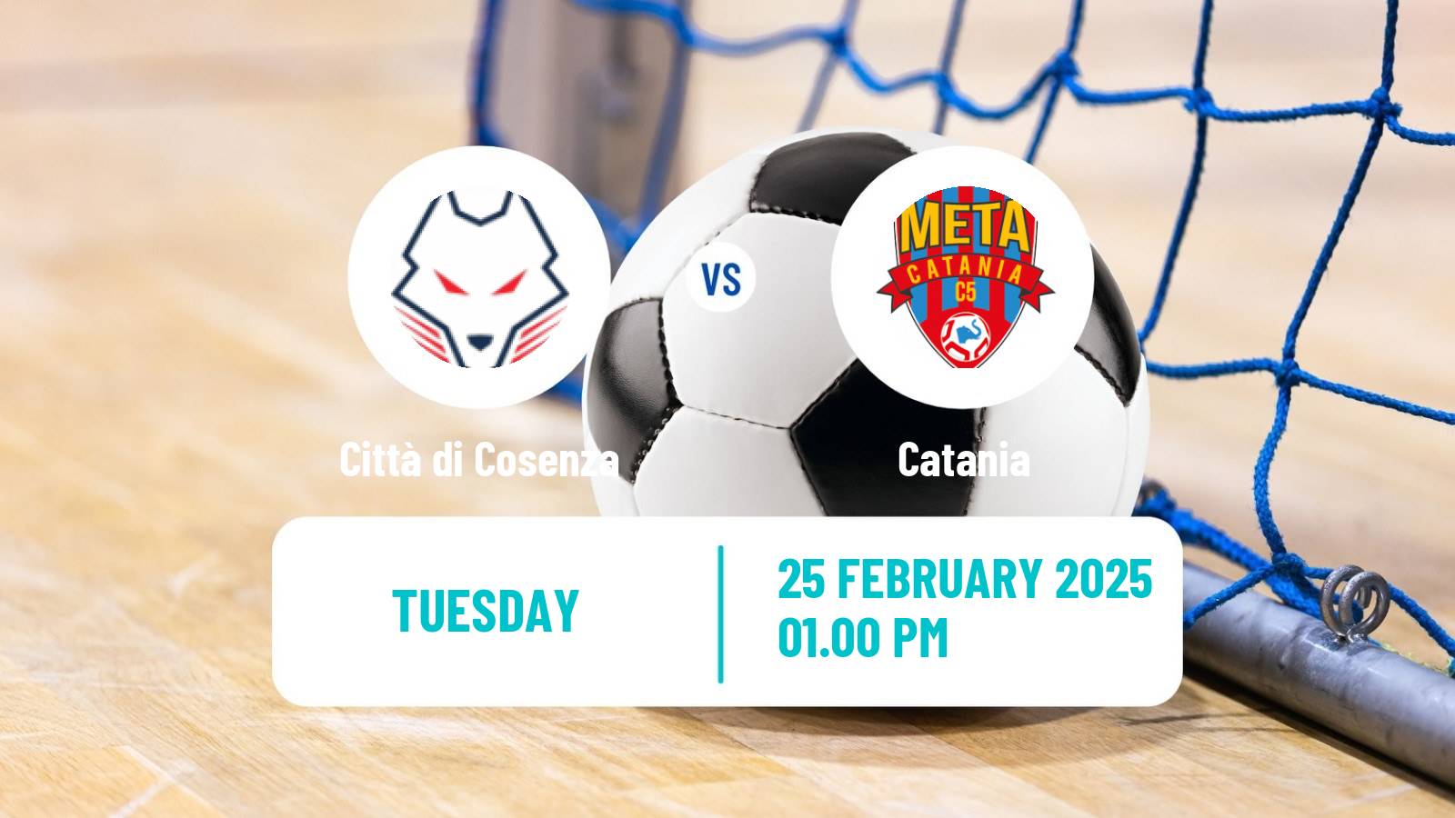 Futsal Italian Serie A Futsal Città di Cosenza - Catania