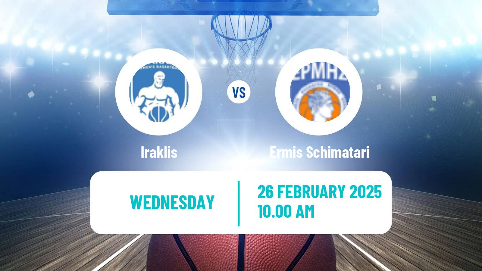 Basketball Greek Elite League Basketball Iraklis - Ermis Schimatari