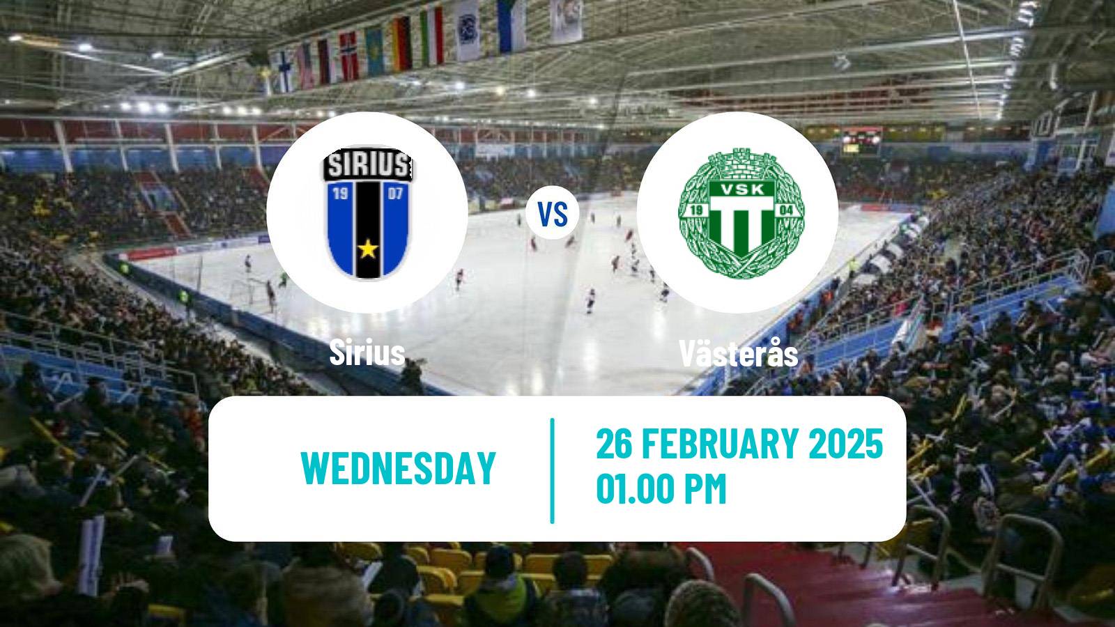 Bandy Swedish Elitserien Bandy Sirius - Västerås