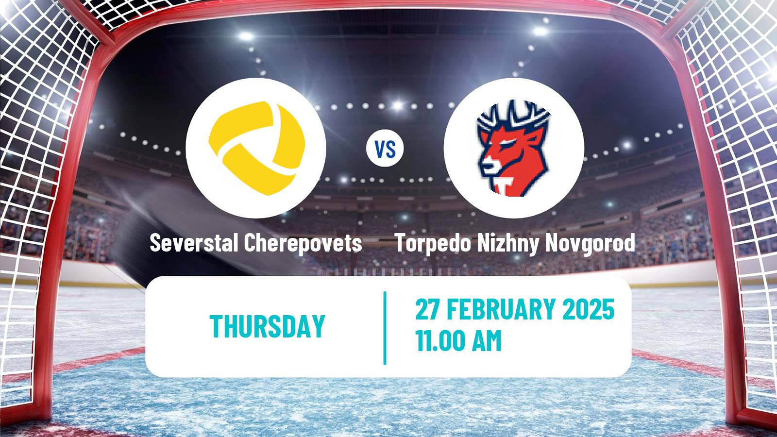 Hockey KHL Severstal Cherepovets - Torpedo Nizhny Novgorod