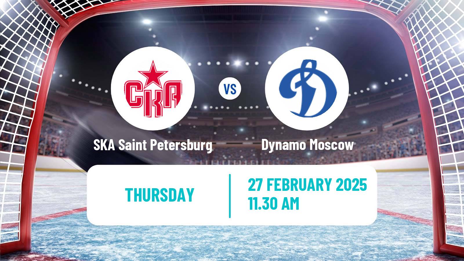 Hockey KHL SKA Saint Petersburg - Dynamo Moscow