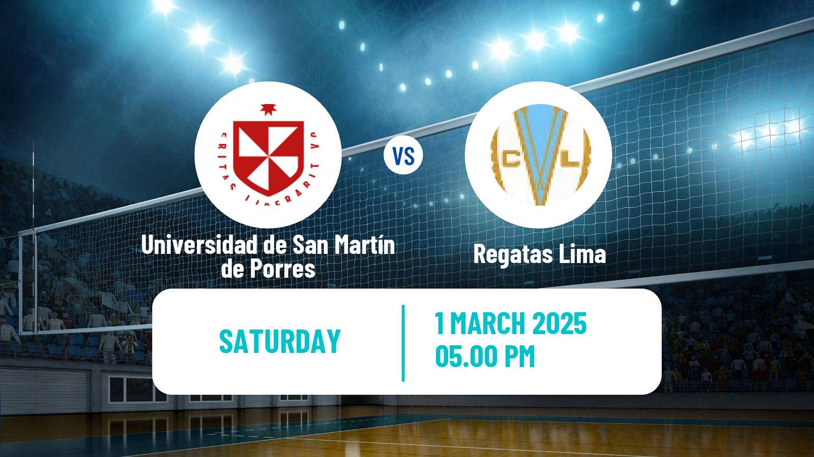 Volleyball Peruvian LNSV Women Universidad de San Martín de Porres - Regatas Lima