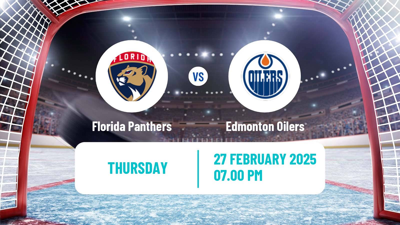 Hockey NHL Florida Panthers - Edmonton Oilers