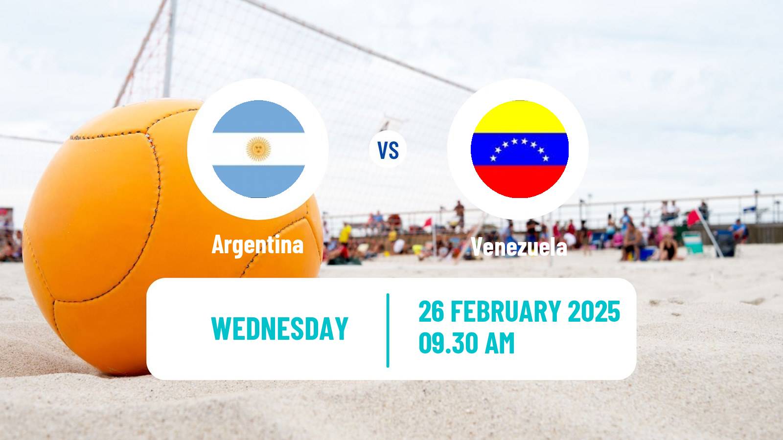 Beach soccer Copa America Argentina - Venezuela