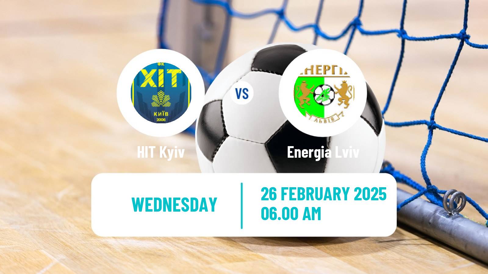 Futsal Ukrainian Extra Liga Futsal HIT Kyiv - Energia Lviv