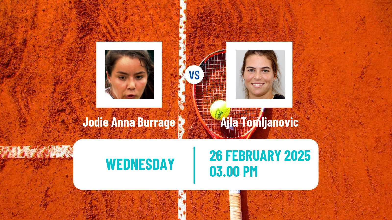 Tennis WTA Austin Jodie Anna Burrage - Ajla Tomljanovic