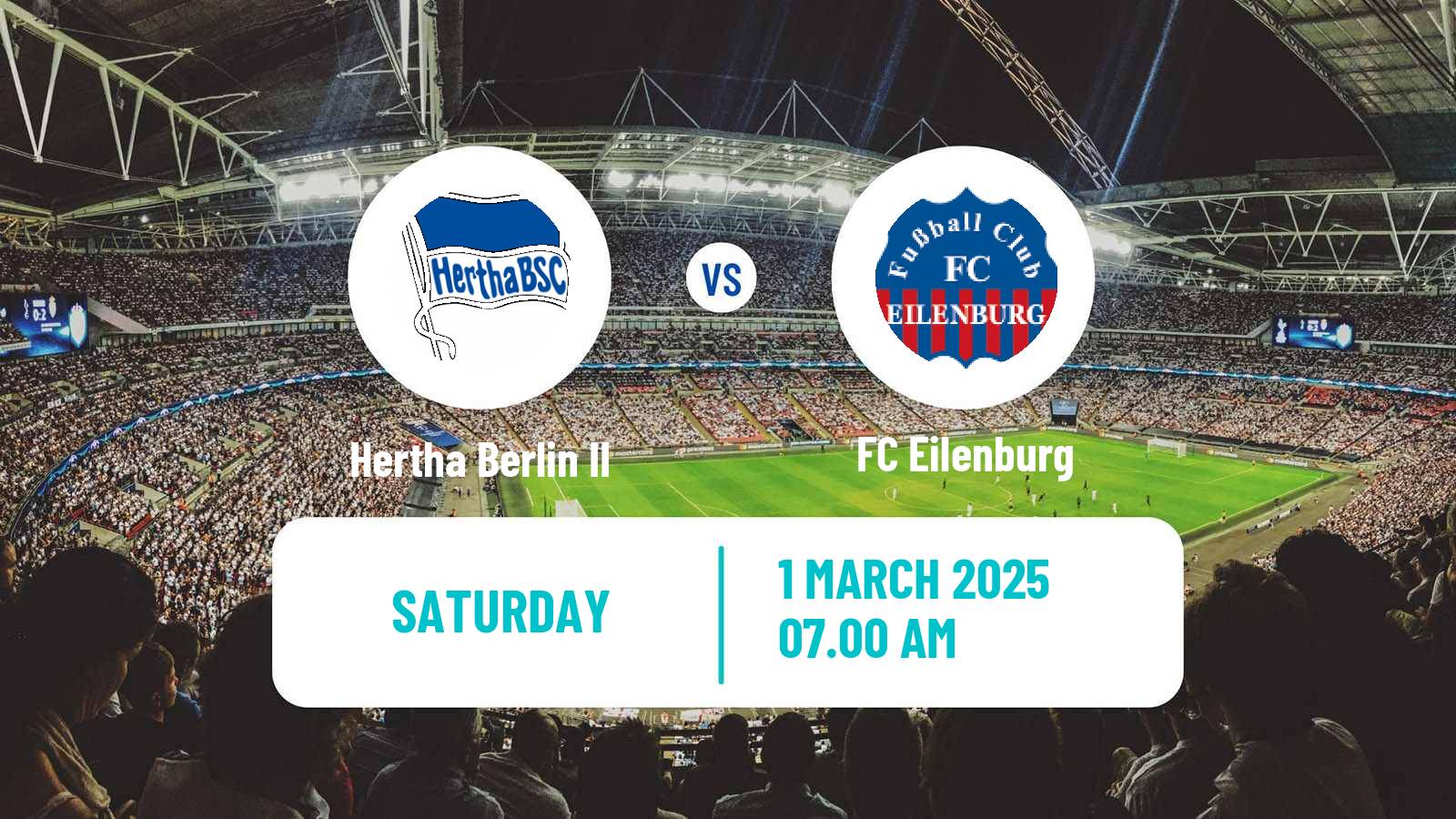 Soccer German Regionalliga Nordost Hertha Berlin II - Eilenburg