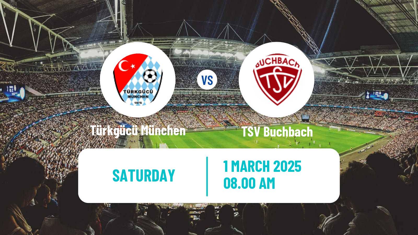 Soccer German Regionalliga Bayern Türkgücü München - Buchbach