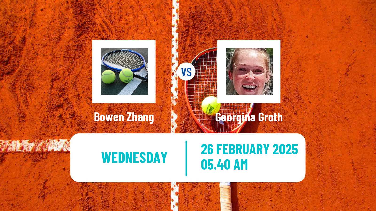 Tennis ITF W15 Manacor 3 Women Bowen Zhang - Georgina Groth