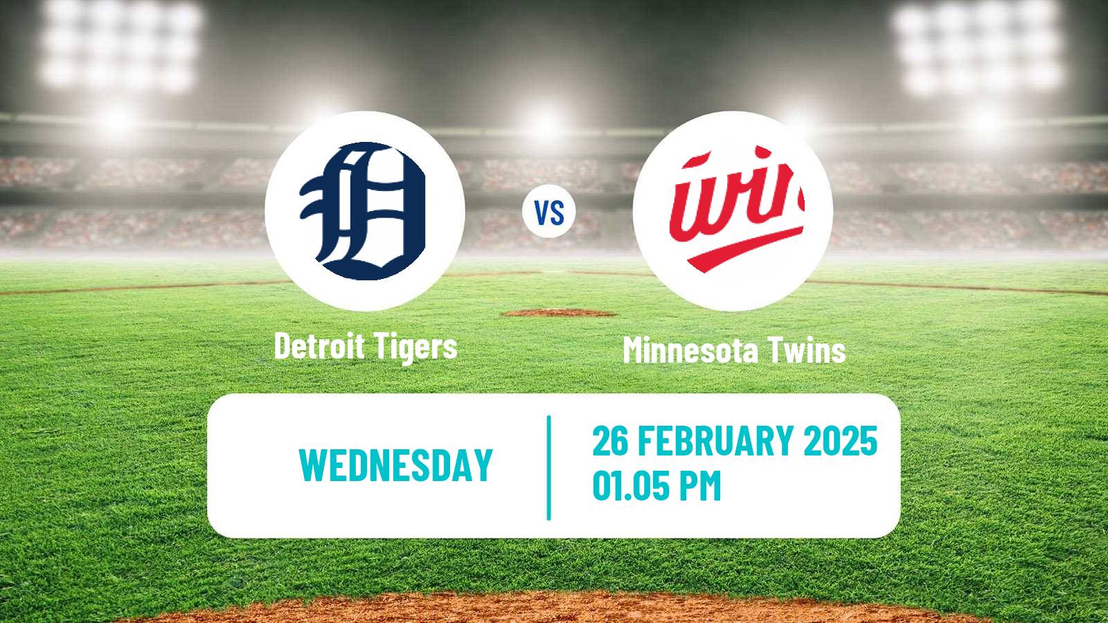 Baseball MLB Spring Training Detroit Tigers - Minnesota Twins